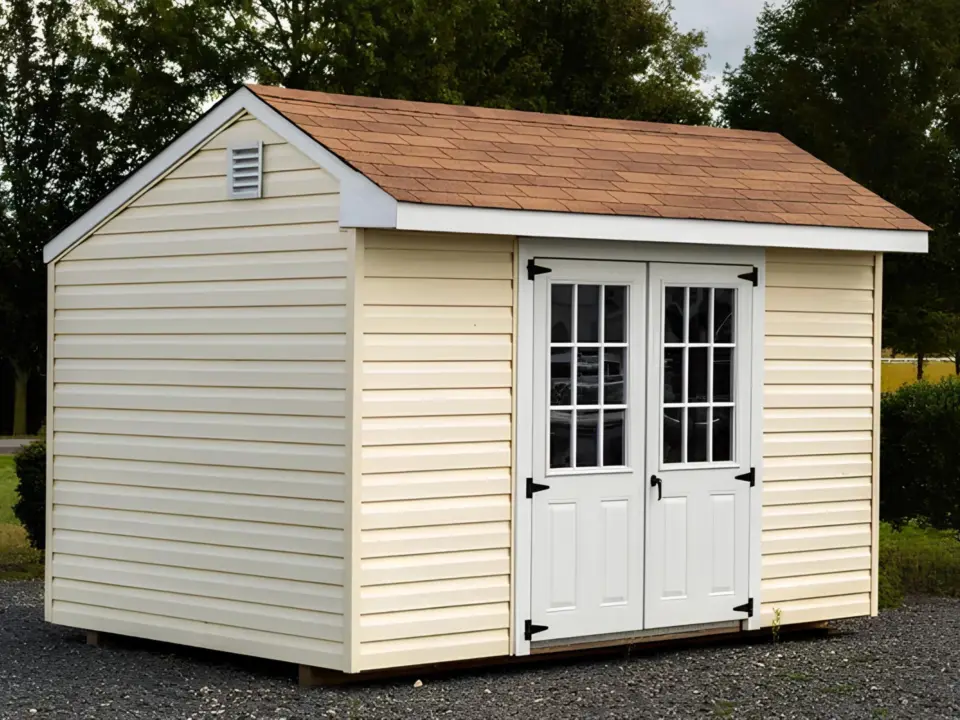 light-yellow-small-shed-with-white-door-in-lincoln-ne