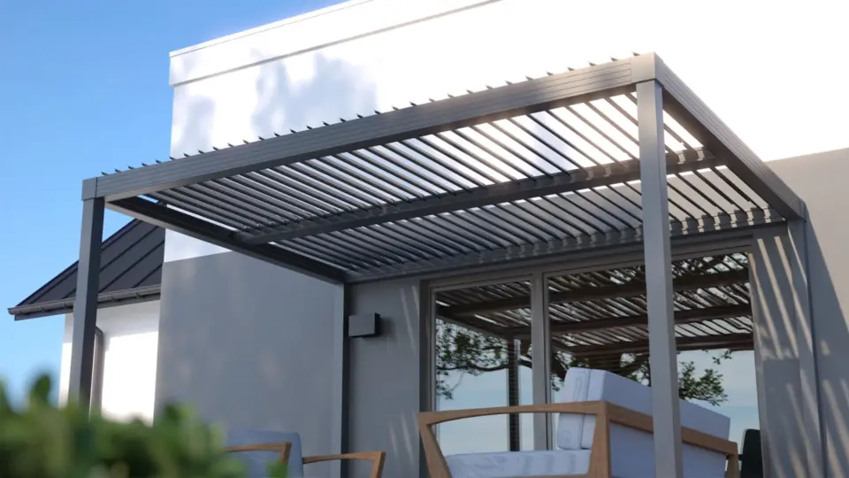 Attached Pergola Installation