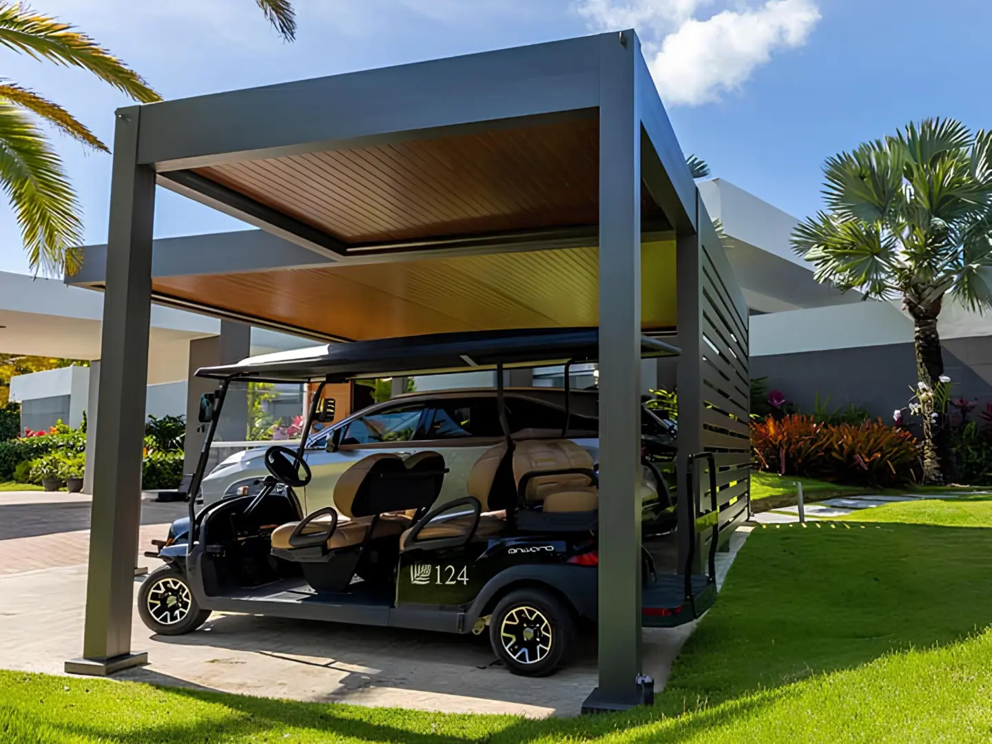 r-car-wood-grain-gray-carport-with-clean-lawn-in-lincoln-ne