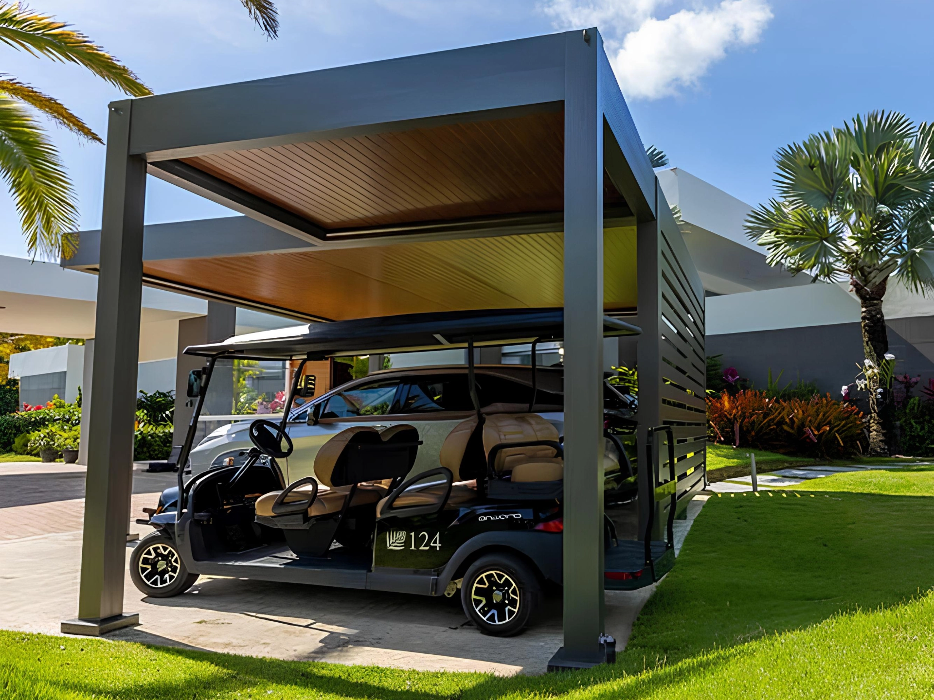 r-car-wood-grain-gray-carport-with-clean-lawn-in-lincoln-ne