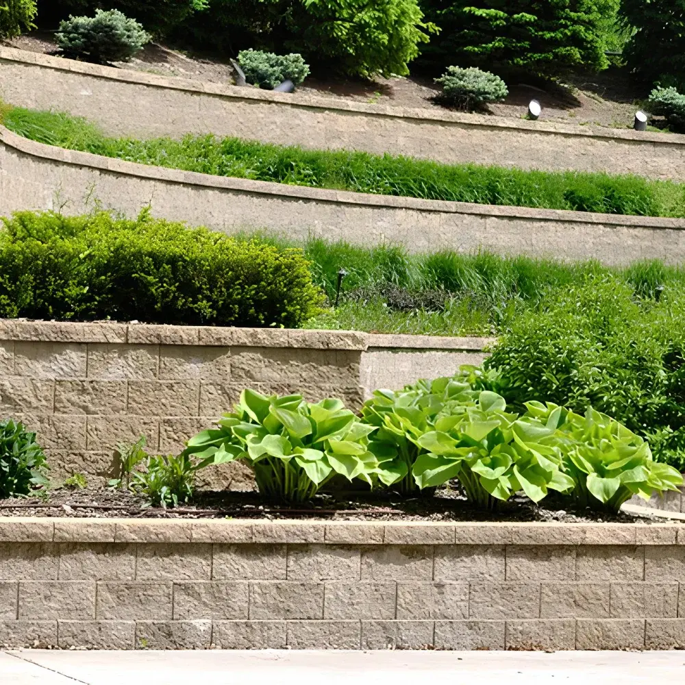 tiered-retaining-wall-with-plants-on-it-in-lincoln-ne
